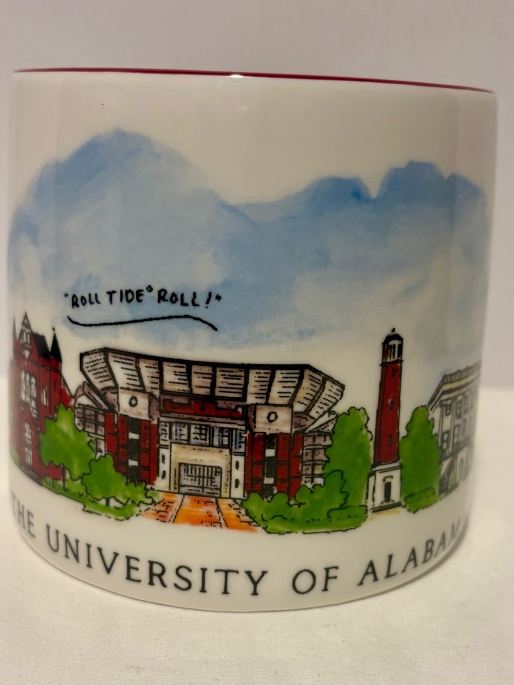 University of Alabama Crimson Tide Roll Tide Bryant-Denny Stadium Mug Valiant